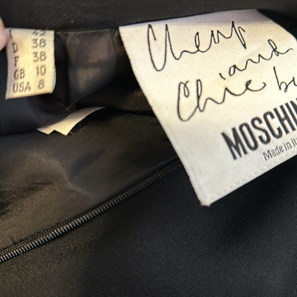 Moschino Cheap Chic Black Mini Skirt Measurements Numbers - Picture 12 of 13